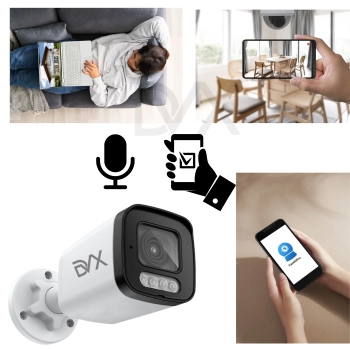 Kamera zewnętrzna IP POE LAN 8MPX 4K DVX PT8